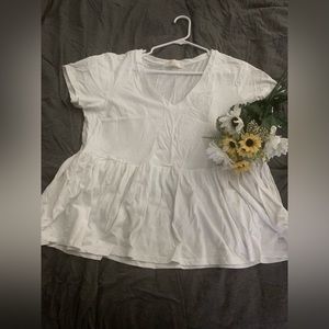 White blouse top,size 2x